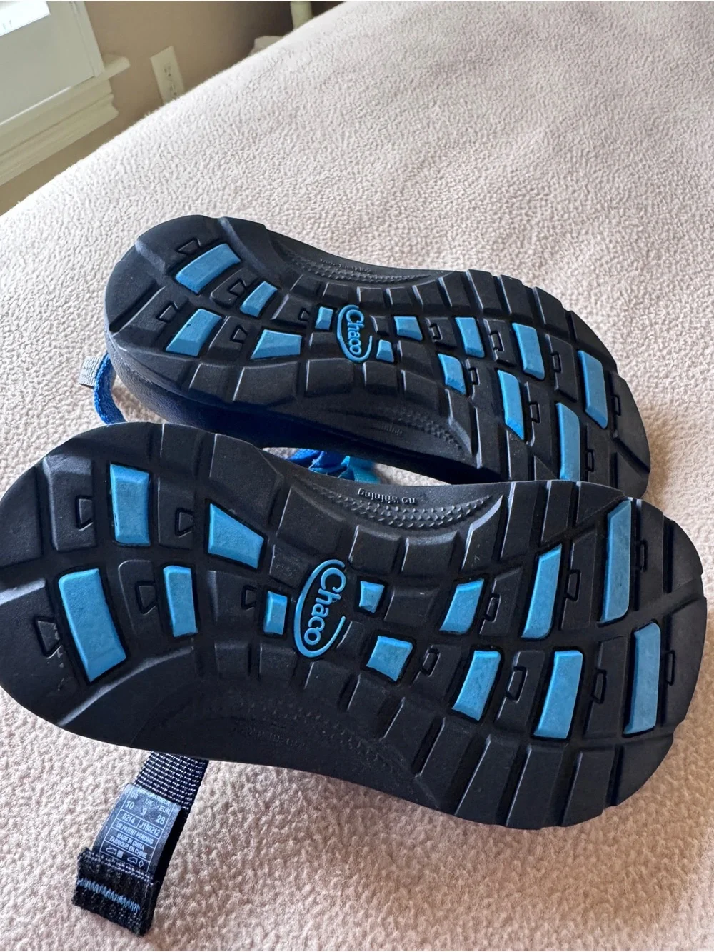 Like New Chaco Kids ZX/1 Classic Sandals Blue Turquoise Big Kids Size 2